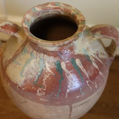 Antique 18" Terracotta Tall Jar