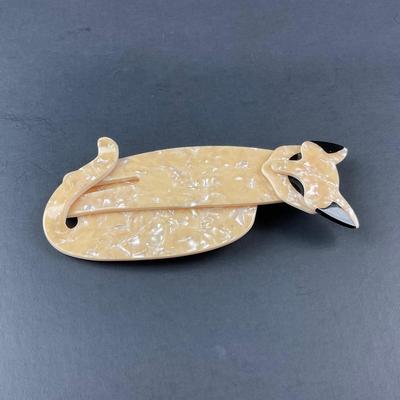 -44- LEA STEIN | Standing Cat Pin | Marked