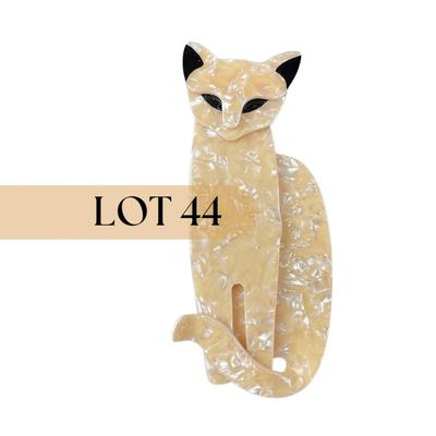 -44- LEA STEIN | Standing Cat Pin | Marked