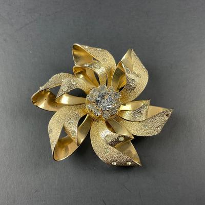 -46- KRAMER | New York Pin & Earrings | Marked