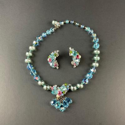 -47- DE MARIO | New York Earrings & Necklace | Marked