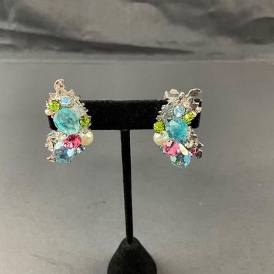 -47- DE MARIO | New York Earrings & Necklace | Marked