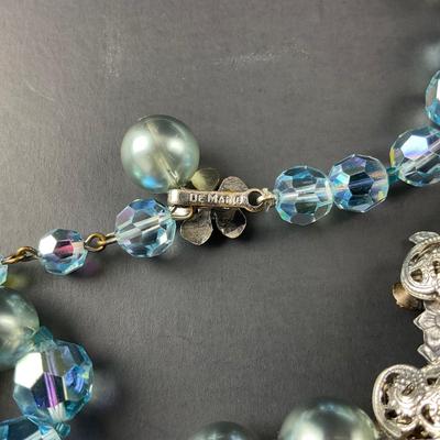 -47- DE MARIO | New York Earrings & Necklace | Marked