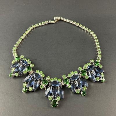 -50- JULIANA DELIZZA & ELSTER | 1950’s Rhinestone Necklace