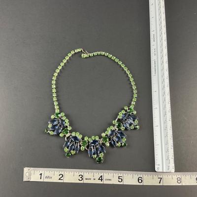 -50- JULIANA DELIZZA & ELSTER | 1950’s Rhinestone Necklace