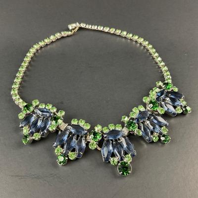 -50- JULIANA DELIZZA & ELSTER | 1950’s Rhinestone Necklace