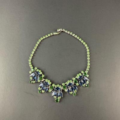 -50- JULIANA DELIZZA & ELSTER | 1950’s Rhinestone Necklace
