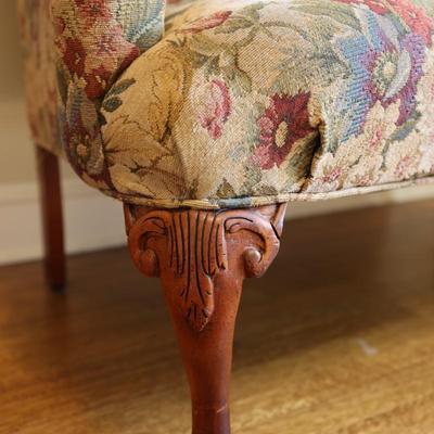Vintage Floral Settee
