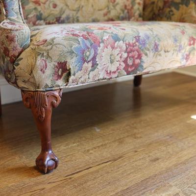 Vintage Floral Settee