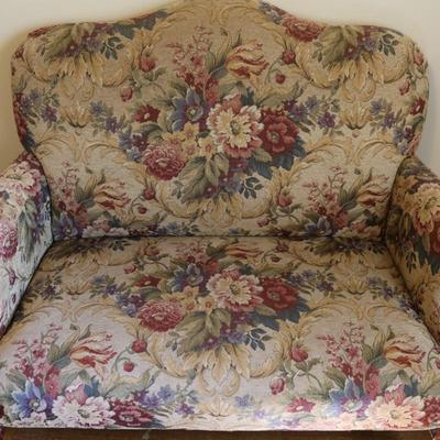 Vintage Floral Settee