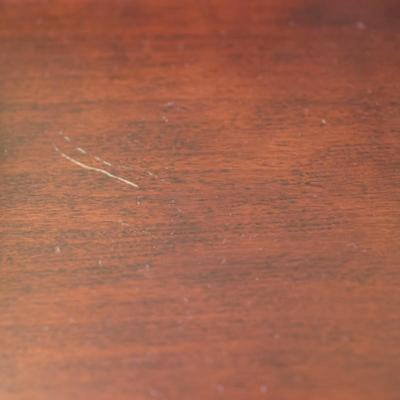 Vintage Campaign Style Folding Tray Table - 2 Piece