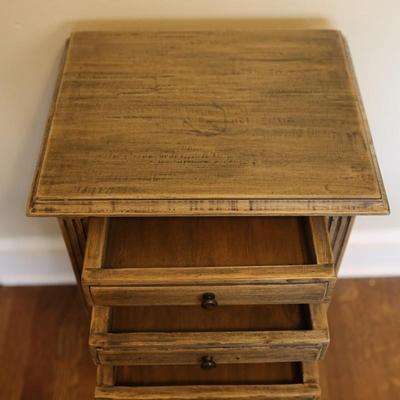Three Drawer Side Table