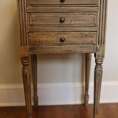 Three Drawer Side Table