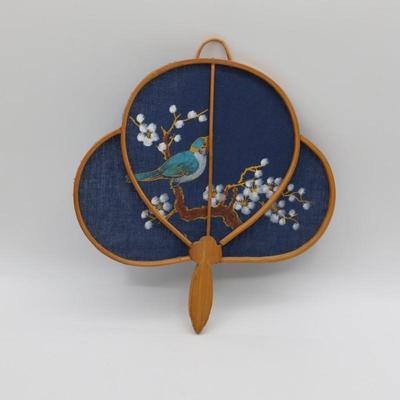 Vintage Hand Painted Fan