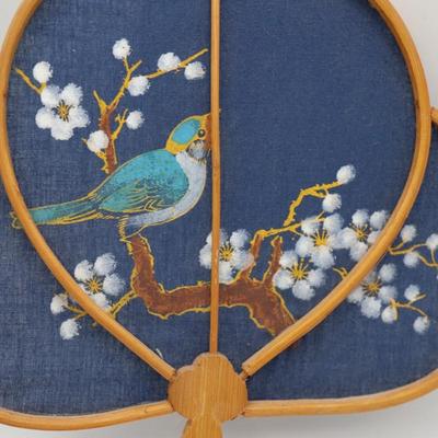 Vintage Hand Painted Fan