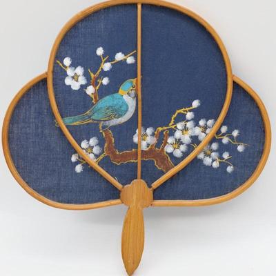 Vintage Hand Painted Fan