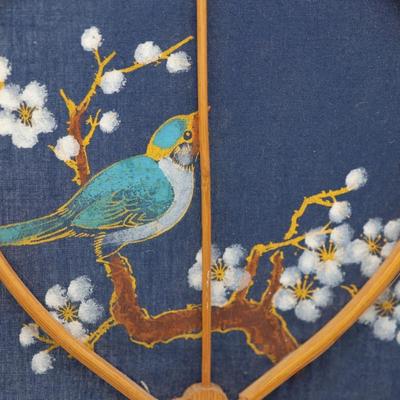 Vintage Hand Painted Fan