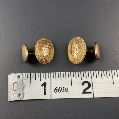 -56- CUFF LINKS | Hayward Engraved | Marked