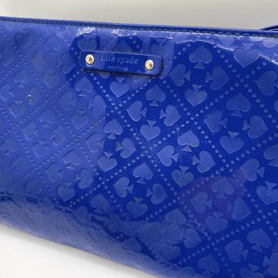 KATE SPADE Small Royal Blue Patent Bag