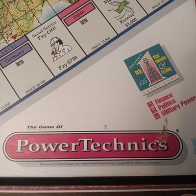 "POWER TECHNICS" & "PAZAZ" BOARD GAMES