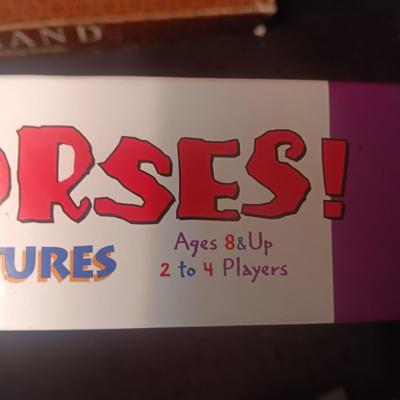 "HIGH HAND" & "HERD YOUR HORSE" BOARD GAMES