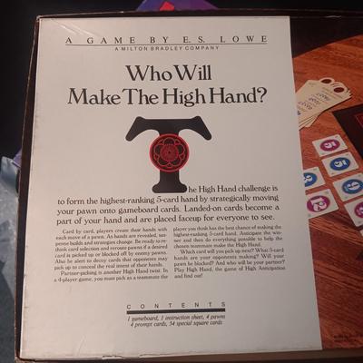 "HIGH HAND" & "HERD YOUR HORSE" BOARD GAMES