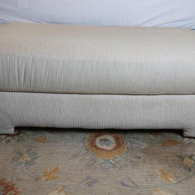 Large Upholstery Ottoman on Wheels (See Description)