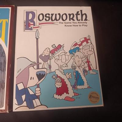 "BOSWORTH" & "221B BAKER STREET" BOARD GAMES
