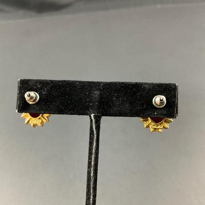 -68- FINE JEWELRY | 14Kt Italy “Roman” Necklace & Earrings | Marked