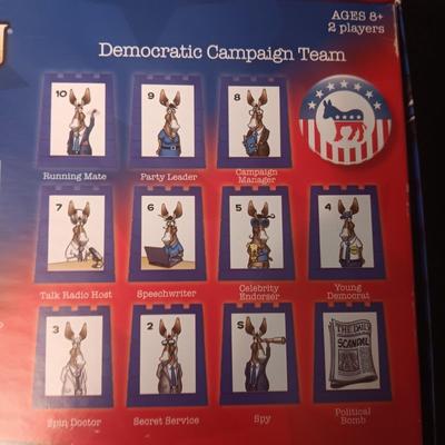 STRATEGO DEMOCRATS VS REPUBLICANS BOARD GAME