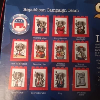 STRATEGO DEMOCRATS VS REPUBLICANS BOARD GAME