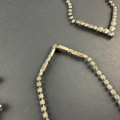 -71- COSTUME | Mixed Lot Of Rhinestone Necklaces