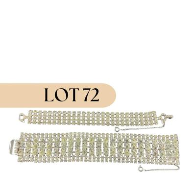 -72- COSTUME | Rhinestone Bracelets