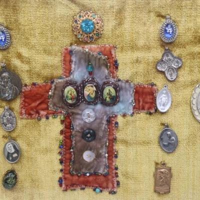 Framed Multimedia Religious Art