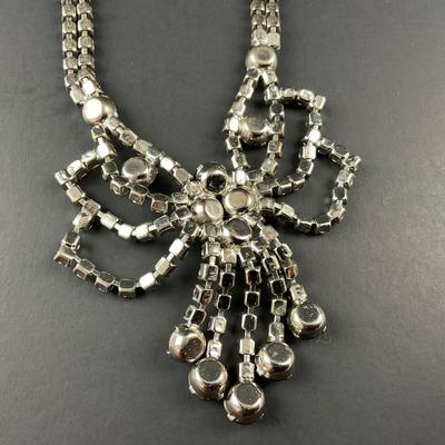 -75- COSTUME | Mixed Lot Of Black & Rhinestone Jewelry