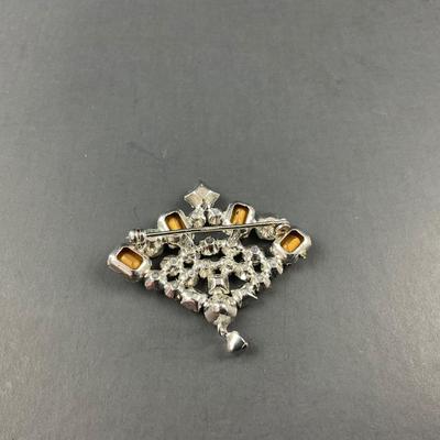 -79- BROOCH | Mixed Lot Of Rhinestone Pins