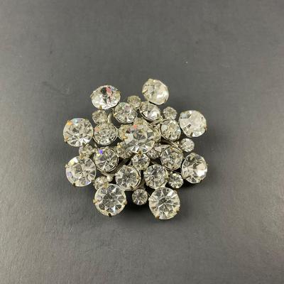 -80- BROOCH | Mixed Lot Of Rhinestone Pins
