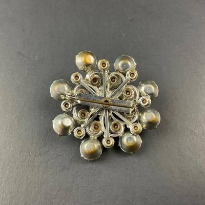 -80- BROOCH | Mixed Lot Of Rhinestone Pins