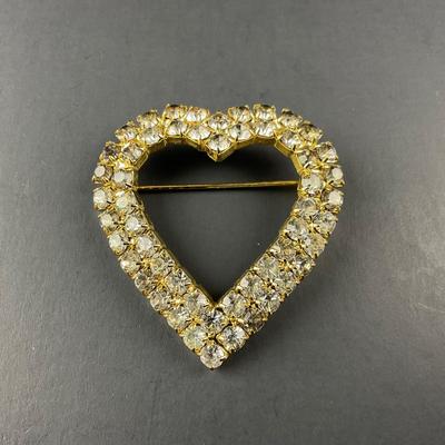 -80- BROOCH | Mixed Lot Of Rhinestone Pins
