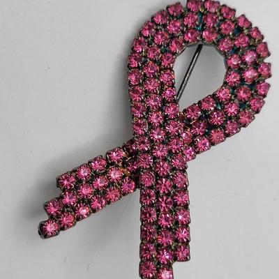 Three Rhinestone Brooches