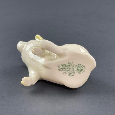 -83- BELLEEK | Luster Porcelain Pig Figure | 6th Mark
