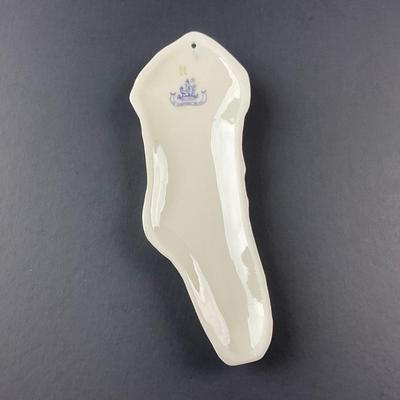 -84- BELLEEK | Fermanagh Ireland Porcelain Stocking Figure | 8th Mark