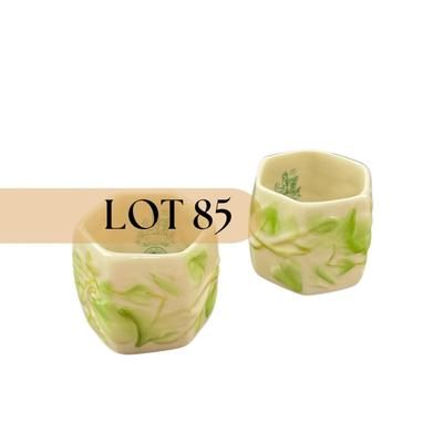 -85- BELLEEK | Porcelain Napkin Rings | 6th Mark
