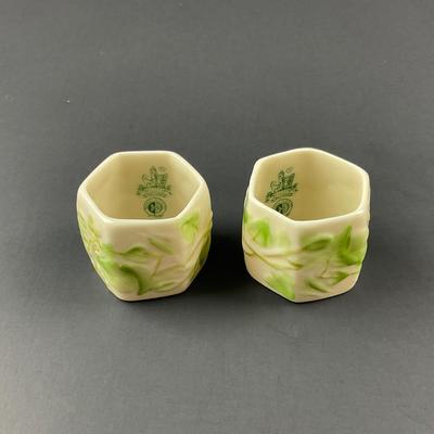 -85- BELLEEK | Porcelain Napkin Rings | 6th Mark
