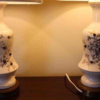 Pair of Table Lamps (See Details)