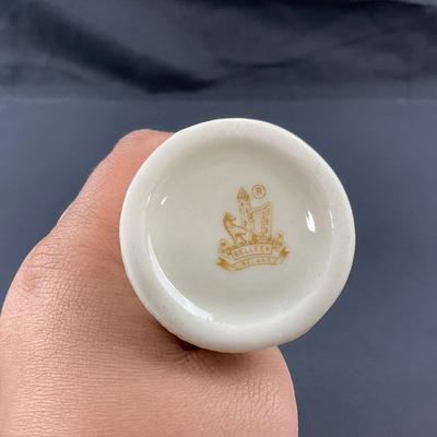 -86- BELLEEK | Pottery Typha Spill Vase | 7th Mark