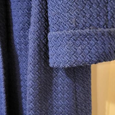 Vintage Blue Wool Coat Size Medium