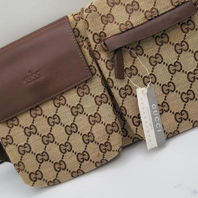 Gucci Canvas Hip/Waist Bag