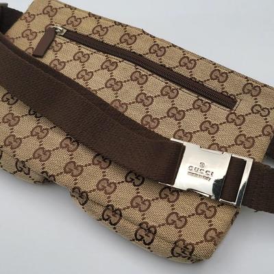 Gucci Canvas Hip/Waist Bag