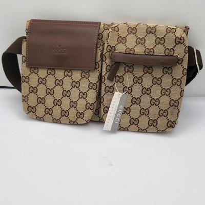 Gucci Canvas Hip/Waist Bag